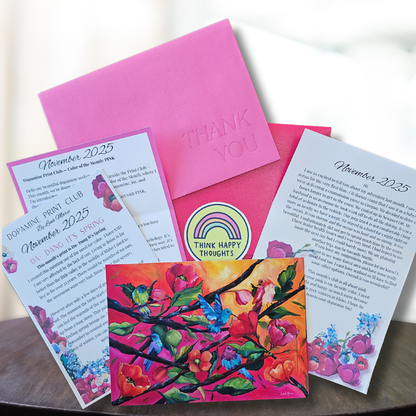 Give the Gift of Art ~The Monthly Dopamine Club