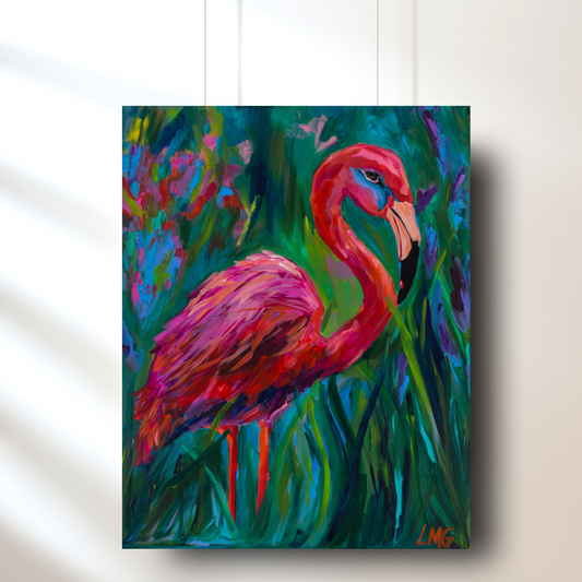 Flamingo Painting