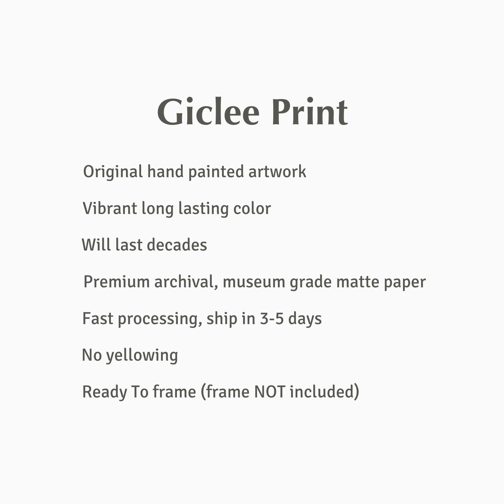 fine art archival print from original hand painted artwork